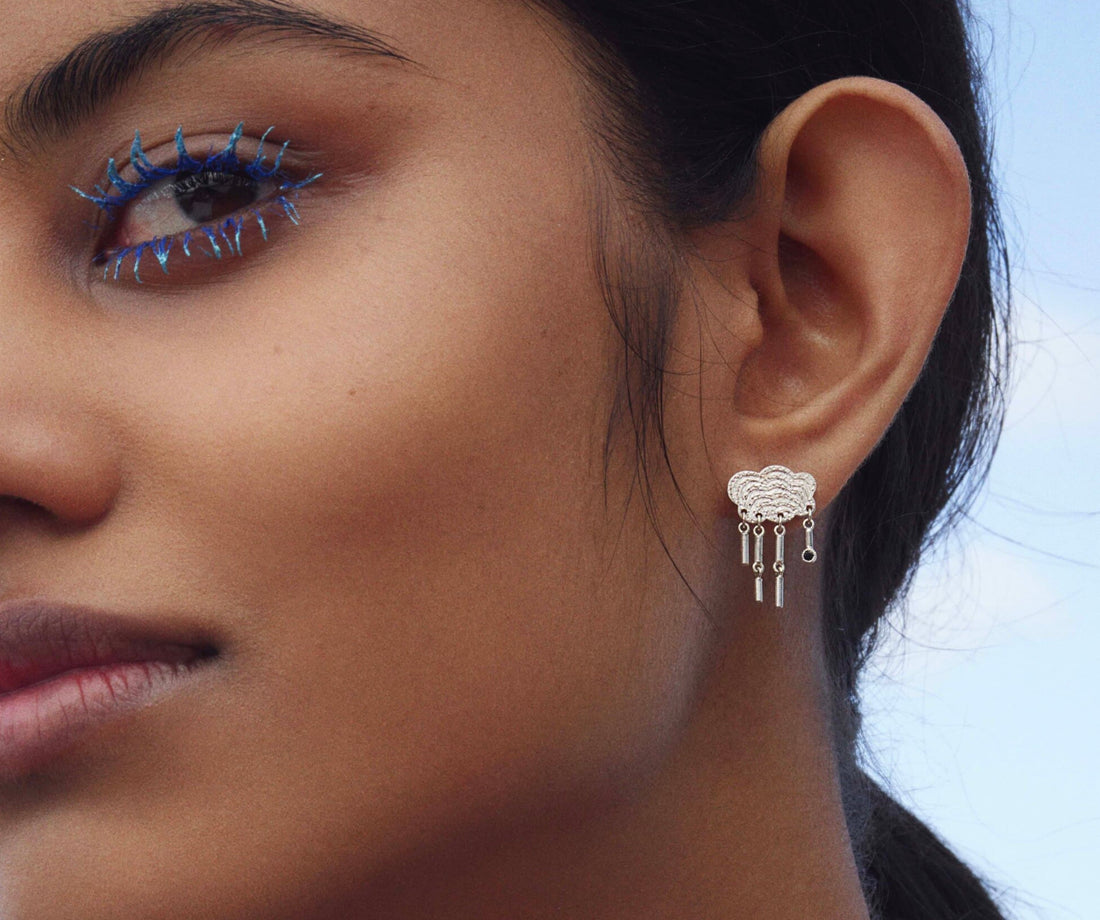 Cloud Earth Stud - Venice Jewellery