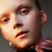 Moon Dot Stud Gold - Venice Jewellery