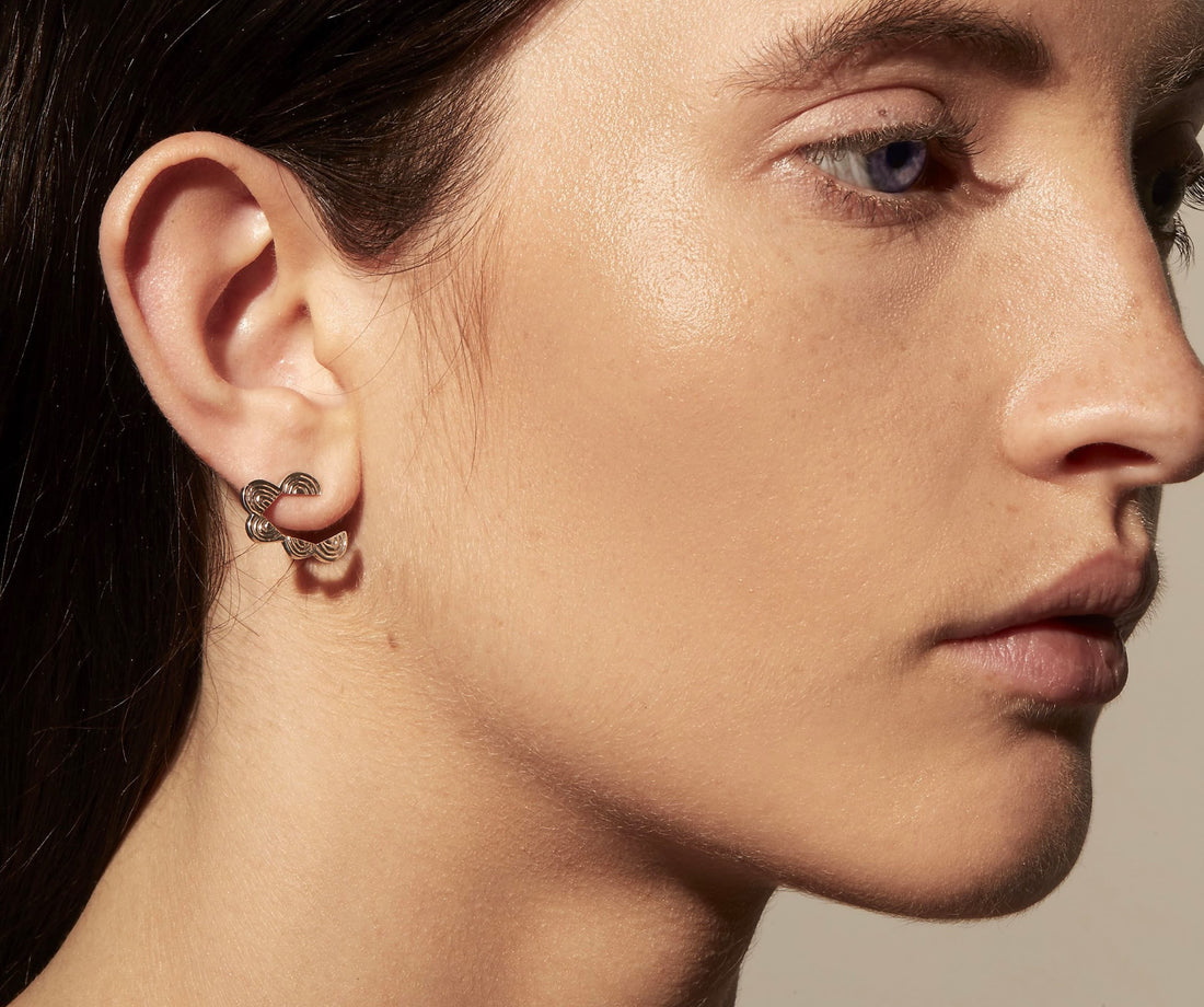 Disappearing Cloud Stud Silver - Venice Jewellery