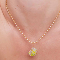 Fluorescent Sea Algae Necklace - Venice Jewellery