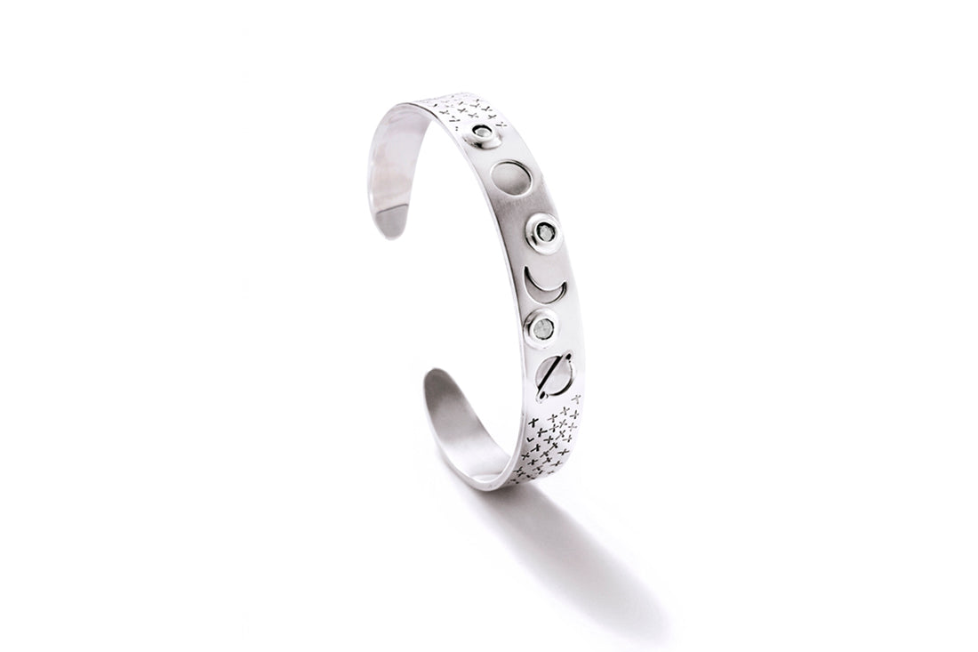 Universe Cuff Silver - Venice Jewellery