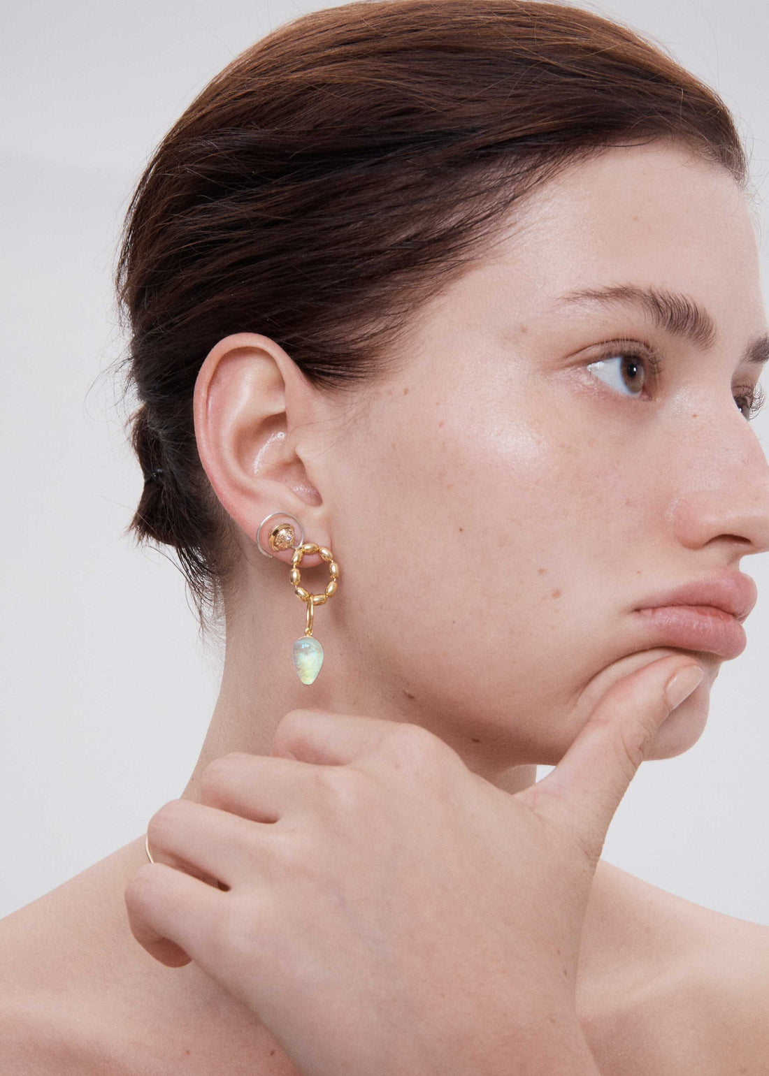 Maia Saturn Stud - Venice Jewellery