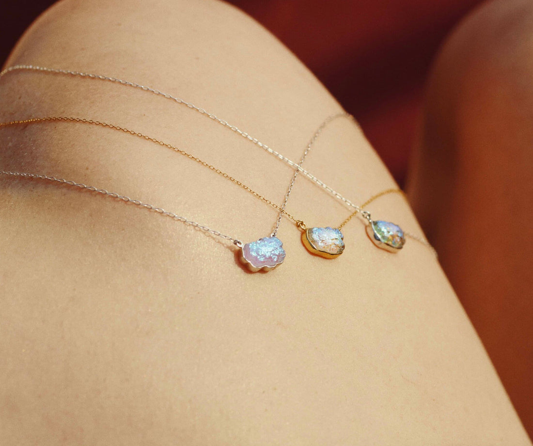 Cloud Diamond Rain Necklace - Venice Jewellery