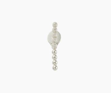 Dial Earring Silver - Venice Jewellery