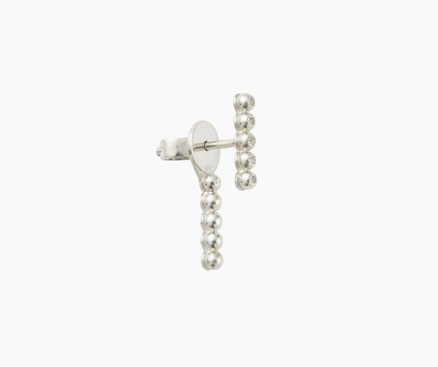 Dial Earring Silver - Venice Jewellery
