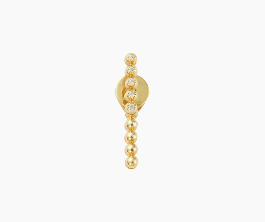 Dial Earring Gold - Venice Jewellery