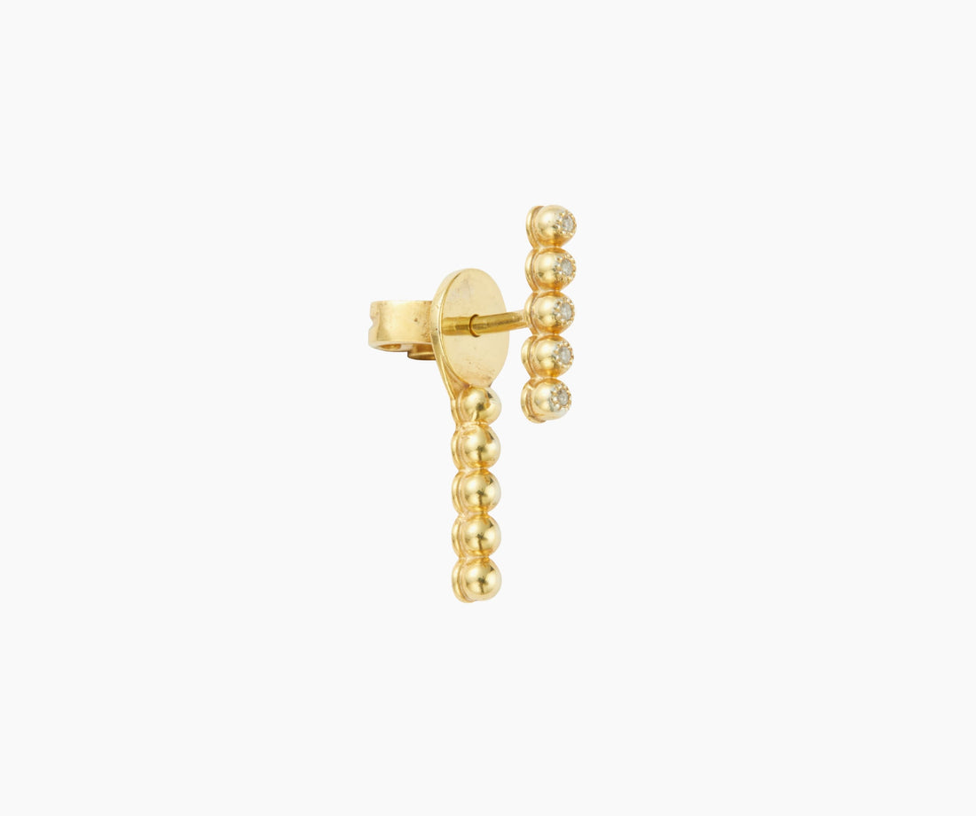 Dial Earring Gold - Venice Jewellery