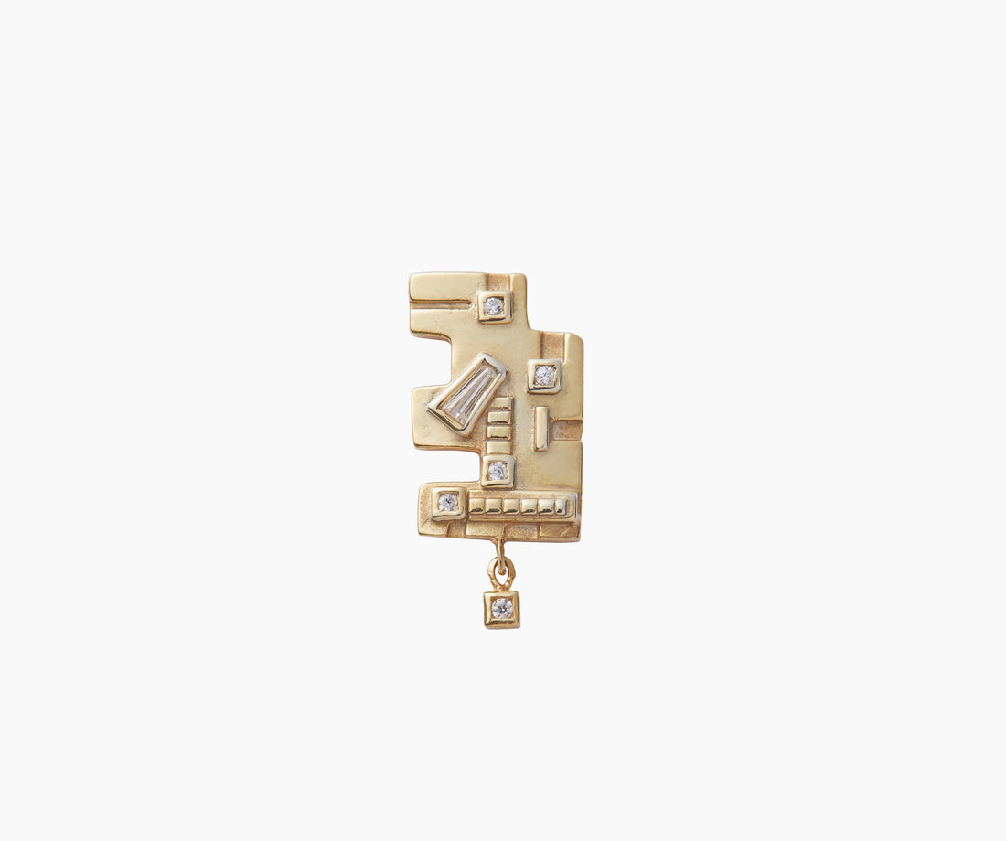 Lady Robot Earring - Venice Jewellery