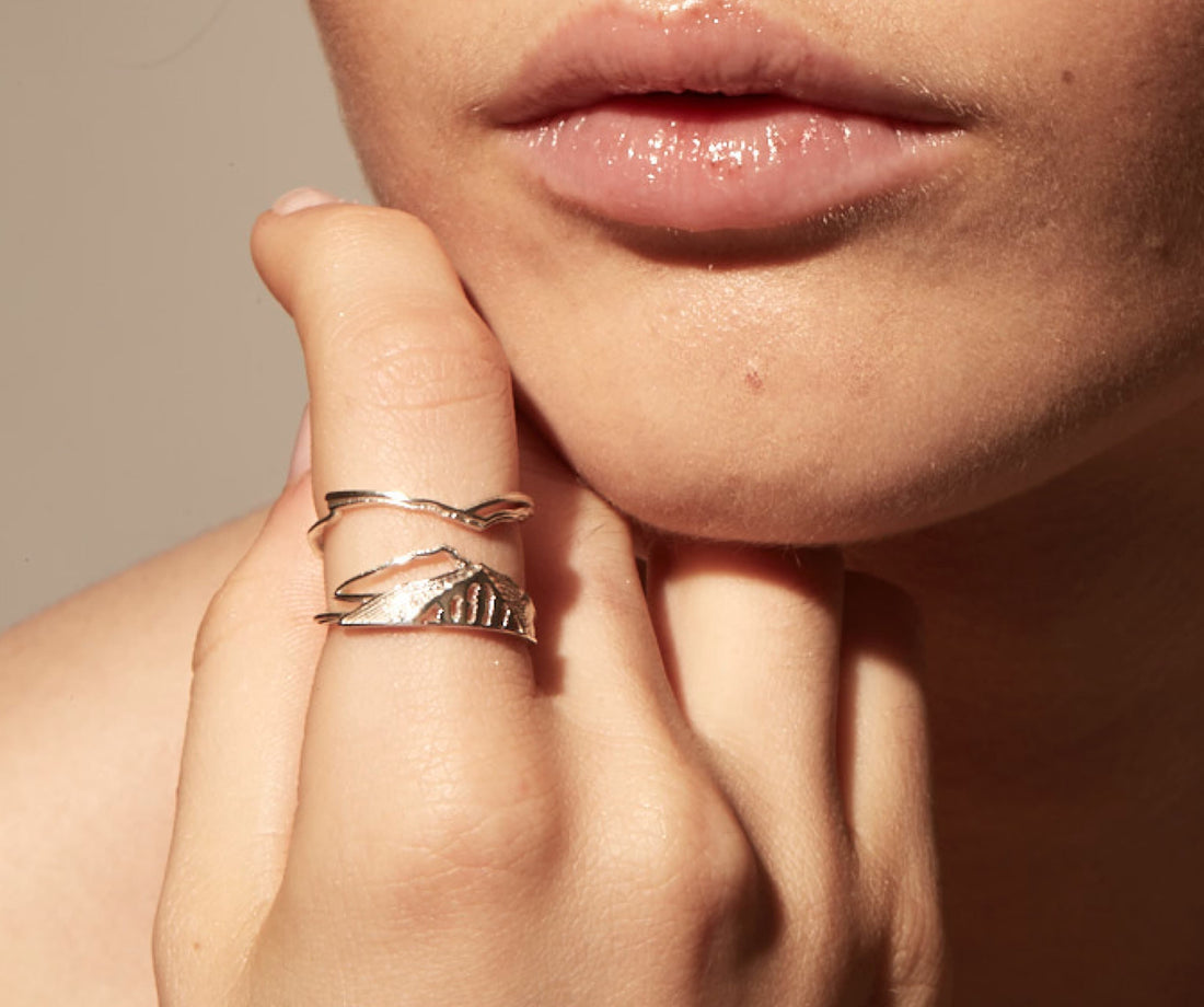 Mountain Ring Silver - Venice Jewellery