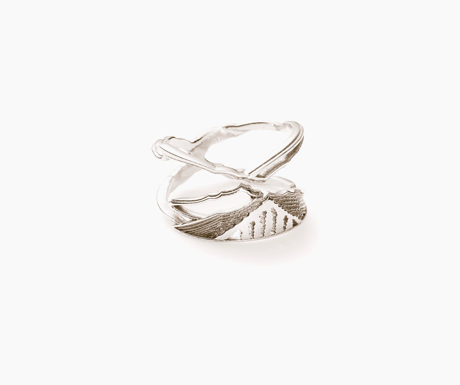 Mountain Ring Silver - Venice Jewellery