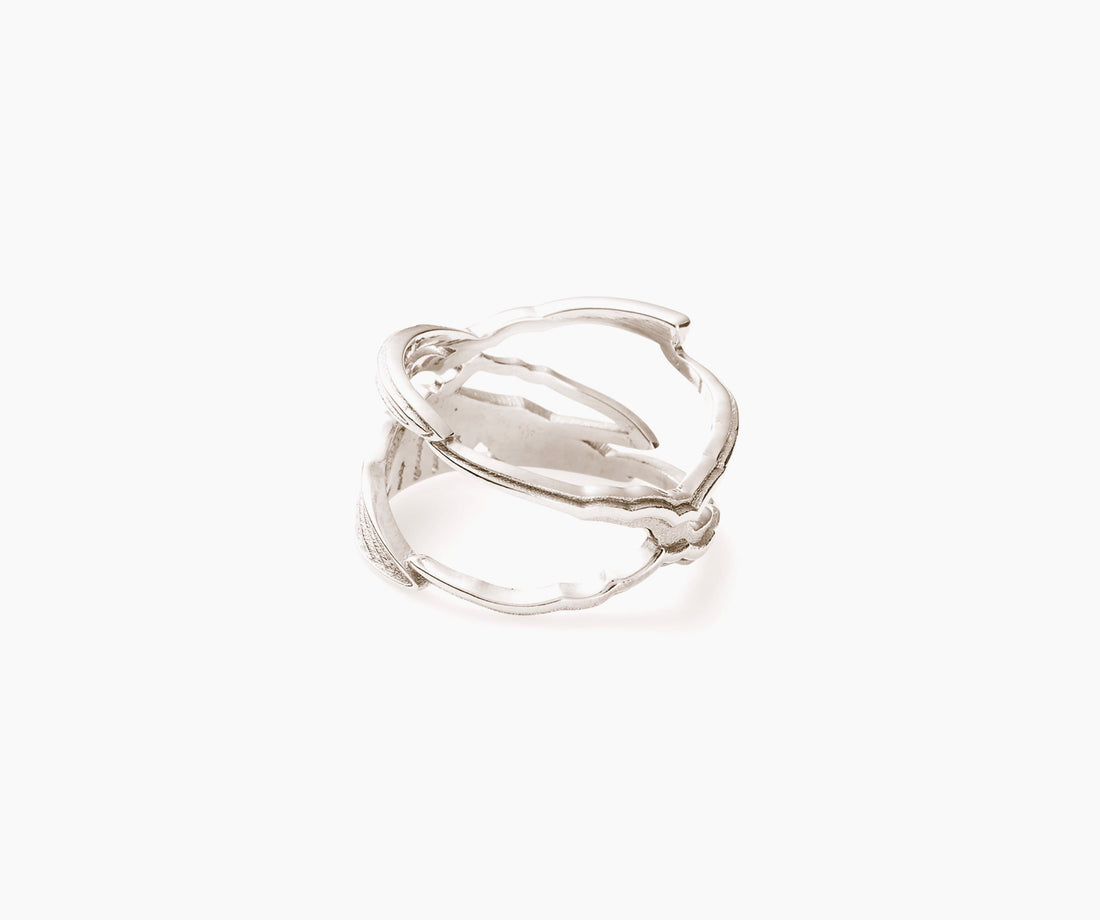 Mountain Ring Silver - Venice Jewellery