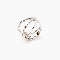 Mountain Ring Silver - Venice Jewellery