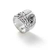 Phoenix Ring Silver - Venice Jewellery