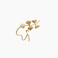 Sprout Earring Gold - Venice Jewellery