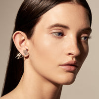 Up and Down Rose Earrings - Venice Jewellery