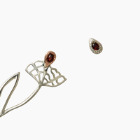 Up and Down Rose Earrings - Venice Jewellery