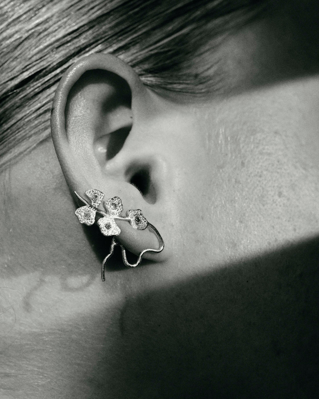 sprout earring peridot - Venice Jewellery