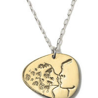 Flying Insect Lovers Necklace - Silver / gold - Venice Jewellery