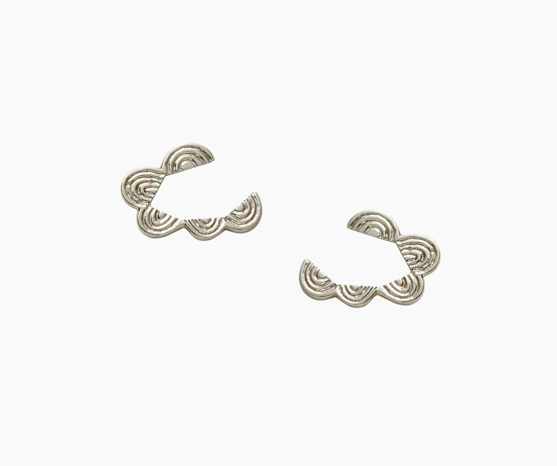 Disappearing Cloud Stud Silver - Venice Jewellery