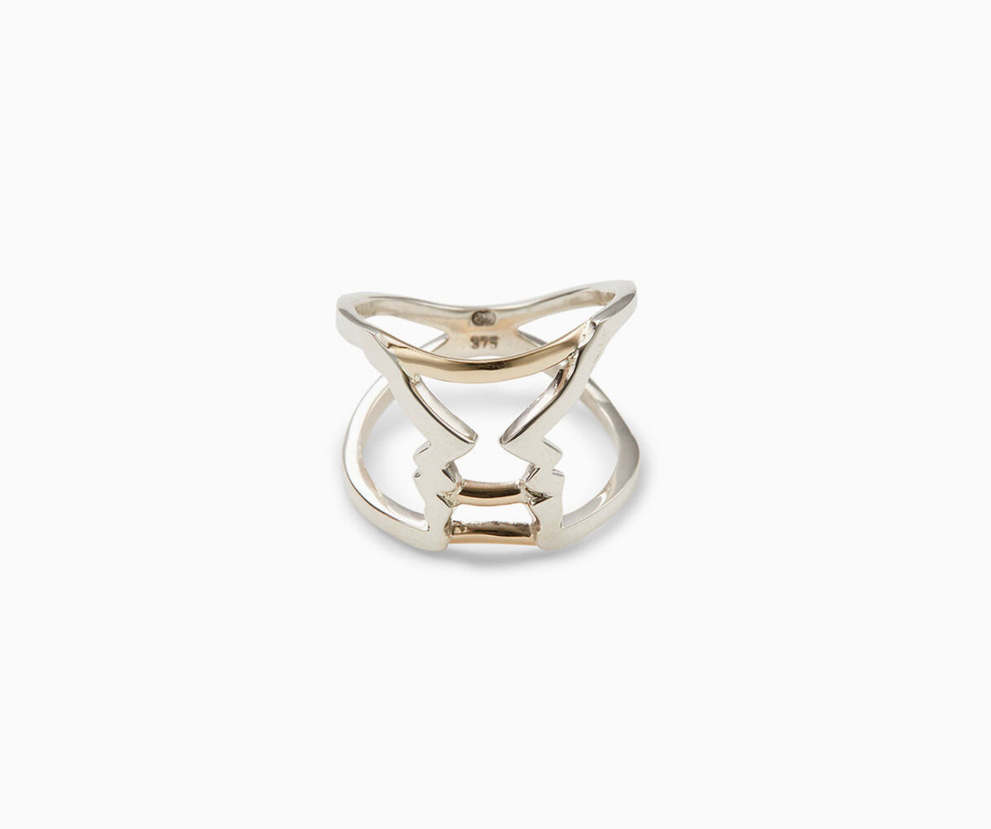Entwined Lovers Ring - Venice Jewellery