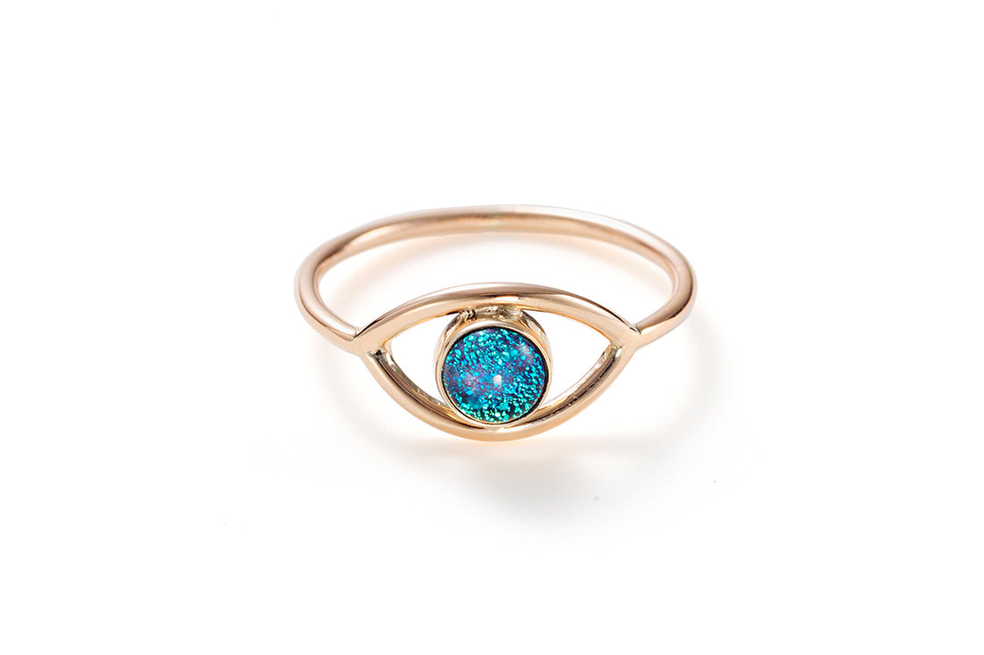 Eye Ring Gold - Venice Jewellery