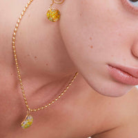Fluorescent Sea Algae Necklace - Venice Jewellery